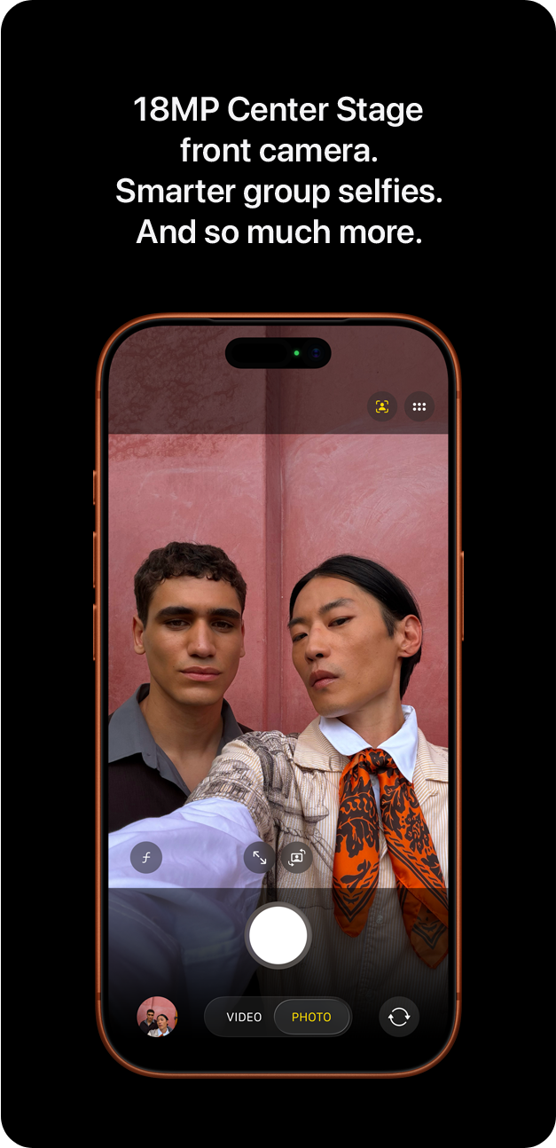 16MP Center Stage camera